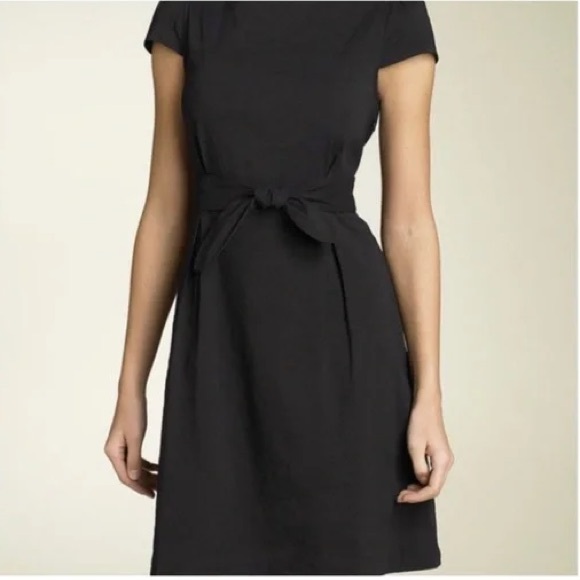 Theory Analba Linen Blend Dress in Black - Size 4 - Picture 1 of 7